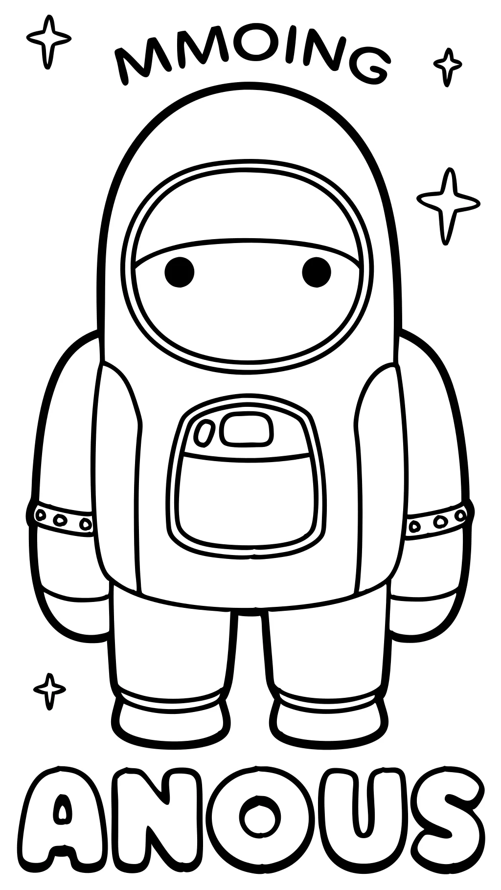 among us printable coloring pages